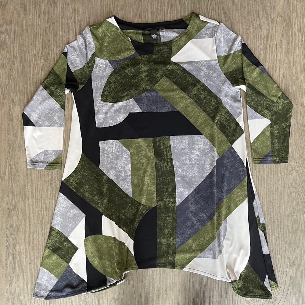 Alfani Printed Swing Top